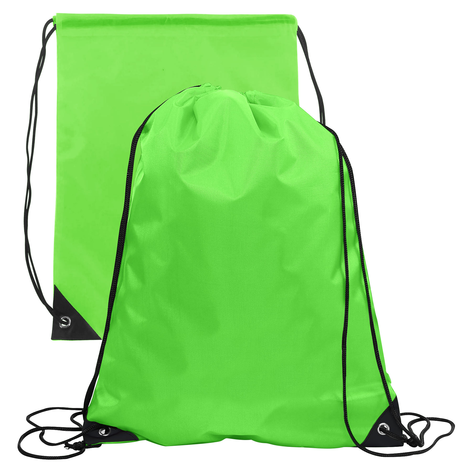 FlyFlyPromos - 210D Polyester Drawstring Backpack (13" x 17") Image 18 - Promotional Product